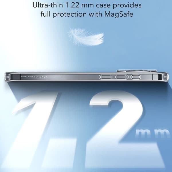 MagSafe ESR Zero HaloLock-fodral för iPhone 16 Plus - Klar