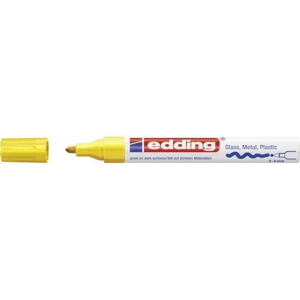 Målarpenna - EDDING - 4-750-9-005 - Gul - Rund spets - 2-4 mm