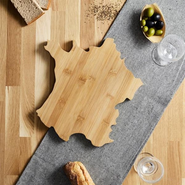 Skärbräda - COOK CONCEPT - Form Frankrike - Trä - Brun - Ostpresentation