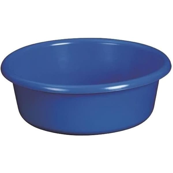 Rund skål - D: 36 cm - H 12 cm - 6.5 L - blå