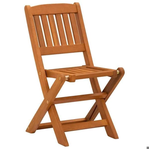 vidaXL matstolar för barn Set med 2 st Eucalyptus Wood 45583