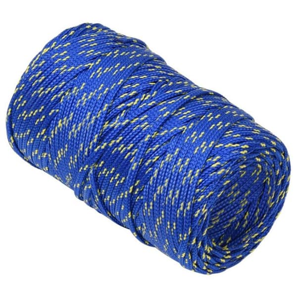 152423 vidaXL Båtrep Blå 2 mm 25 m Polypropen