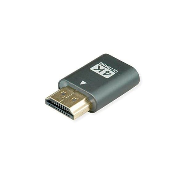HDMI-adapter - Value - Virtuell emulator - 4K - Kompakt - HDCP