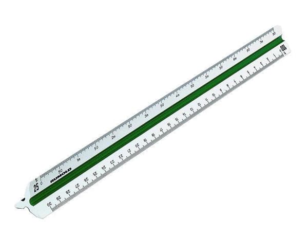 Rumold skrivbordsset - 150/30 1 - Triangulär skala 30cm 150 DIN arkitekt 1