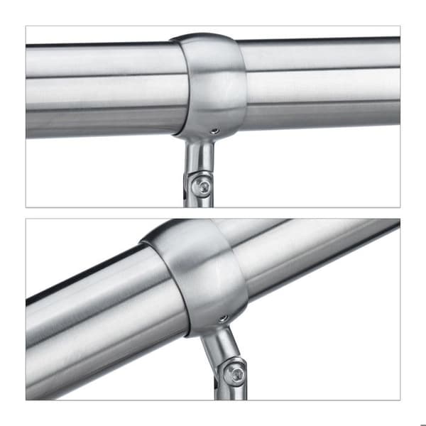 Trappräcke - INOX - Väggmontering - 90 cm - 80 cm - Inomhus & utomhus