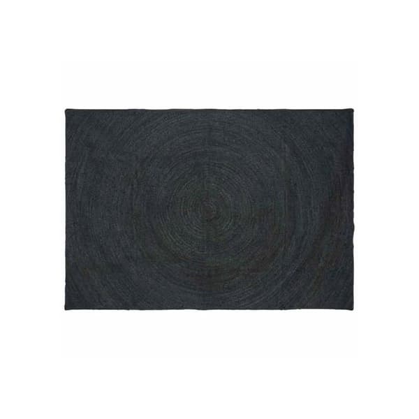 Modern jute matta - vidaXL - Mörkgrå - 200x290 cm - Rektangulär - Maskintvättbar - Handgjord elegans