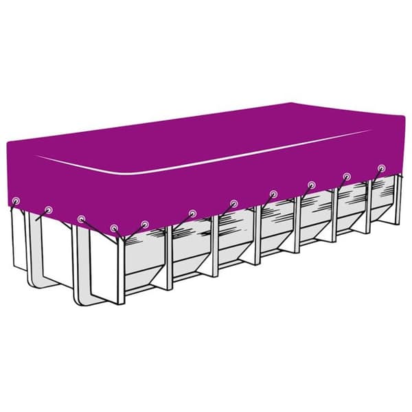 PEHD-containernät 3x6 m Svart