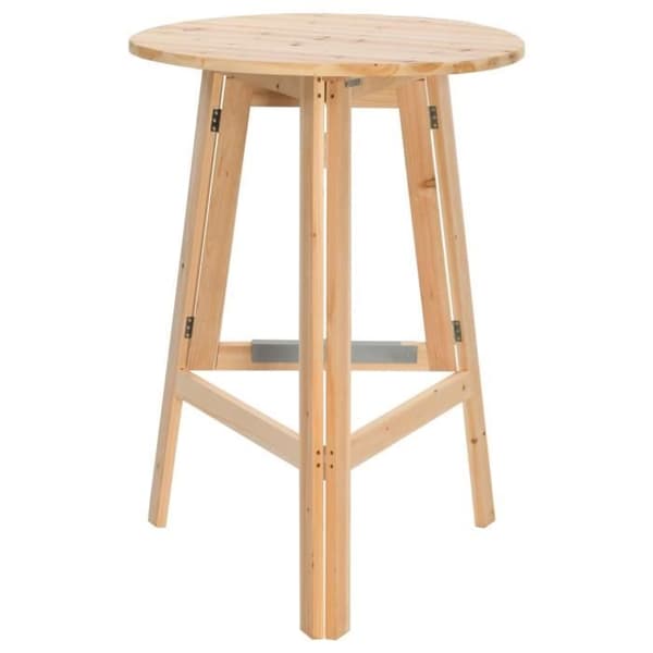 vidaXL Fällbart Barbord 78 cm Gran Trä