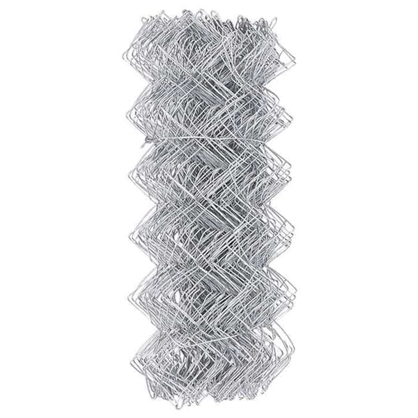 vidaXL Metallnätstängsel Silver 42004858