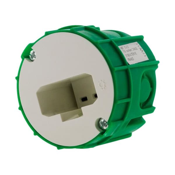 Boîte DCL väggmonterad med fulla väggar Ø54mm - Grön - Blm