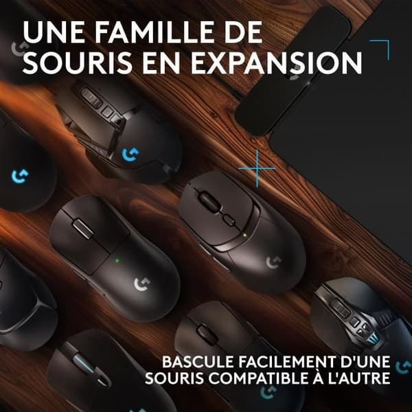 Spelmusmatta - Logitech G - Powerplay 2 - Trådlöst laddningssystem - Svart