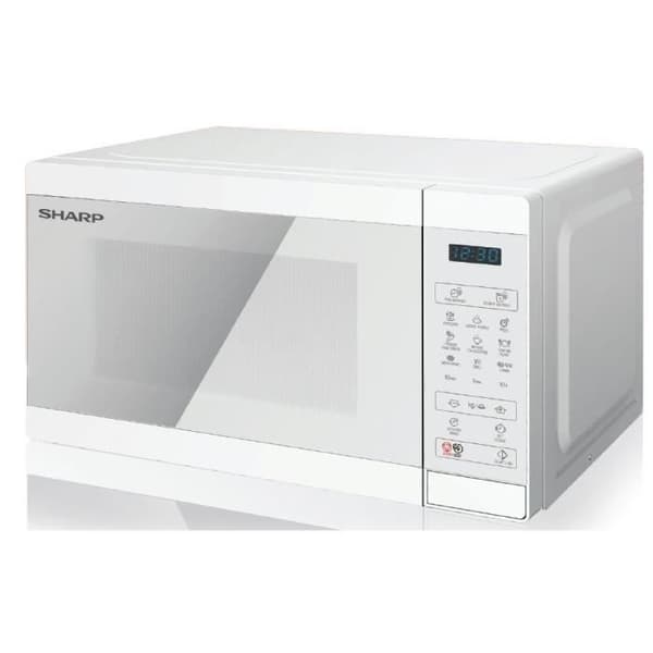 Mikrovågsugn - SHARP - YC-MG02E-C - Vit - 800W - 20L