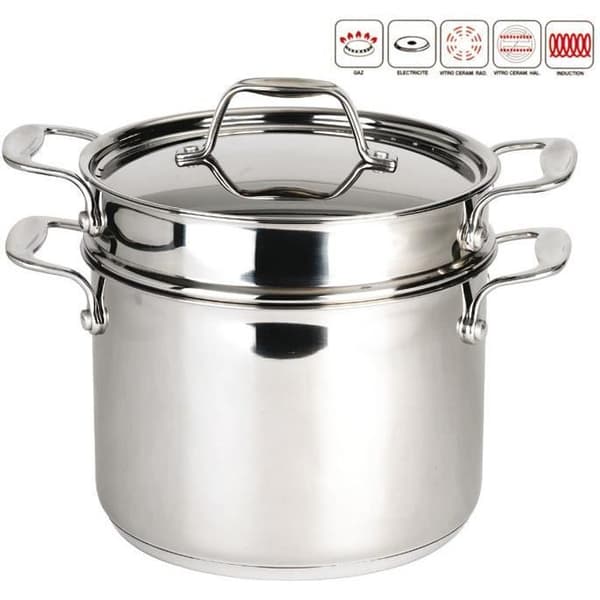 Pasta Fun Chef Set rostfri pastakokare - D: 24 cm