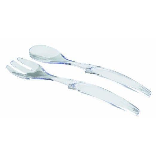 Gaffel+sked Salladsskål Akryl. 30 cm