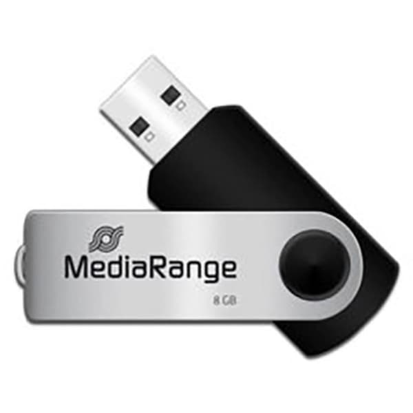 USB-minne - MediaRange - MR908NTRL - 8GB - Svart
