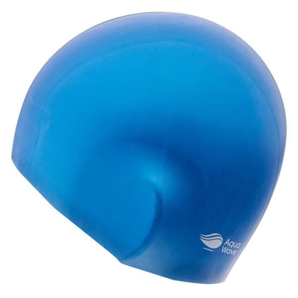 AQUAWAVE Badmössa 3D Racecap silikon - Blå (vuxen, unisex)