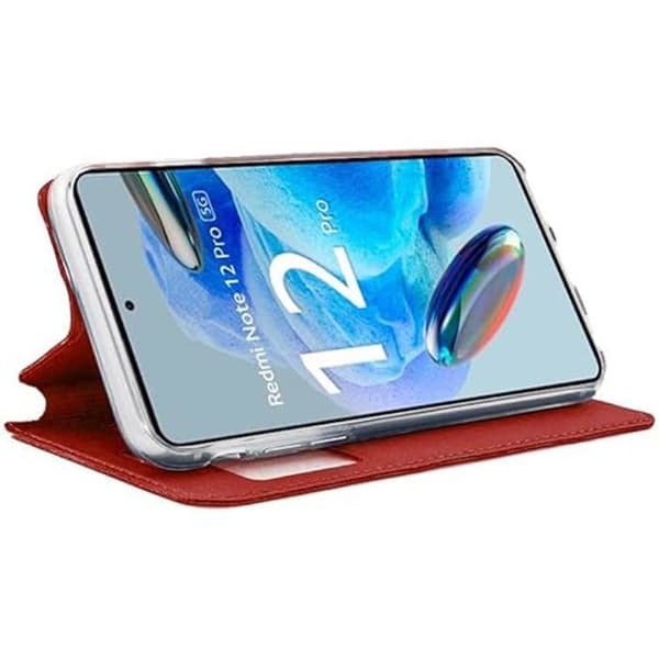 Cool Flip Cover Case för Xiaomi Redmi Note 12 Pro 5G Red