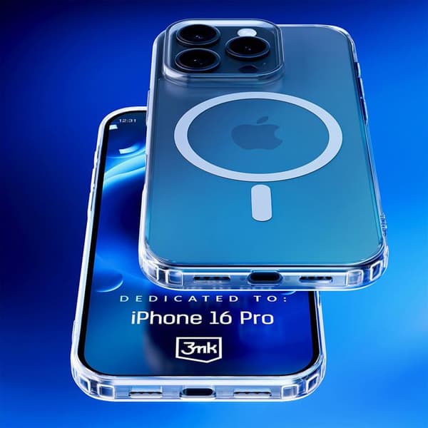 Coque - 3MK - iPhone 16 Pro - Transparent - Tunn - Lätt