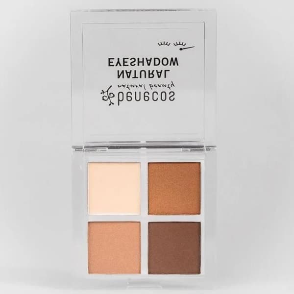 Ögonskugga - Benecos - Coffee & Cream - 4 färger - Ej vattenfast - Certifierad BDIH