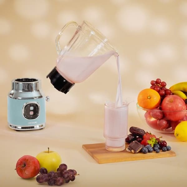 Cecotec Mixeur-blender RetroTwist Blå