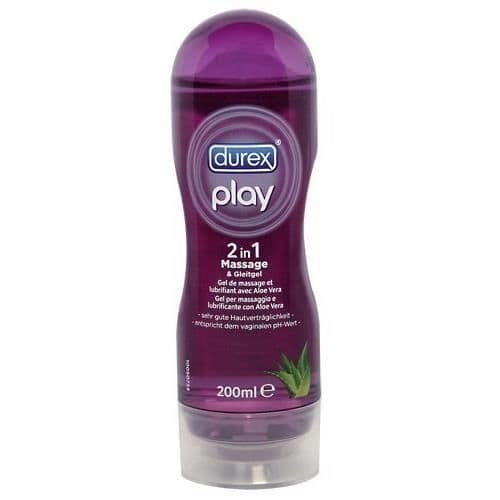 Massagegel - Durex - Play - 200 ml - Vitamin E - Ätbar - Icke fet
