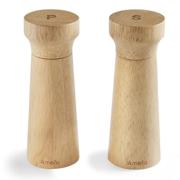 Amefa Salt- och pepparkvarn 15 cm 2 st Trä