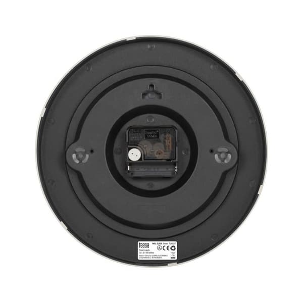 Väggur - Teesa - TSA0037 - 25 cm - Vit - Rund