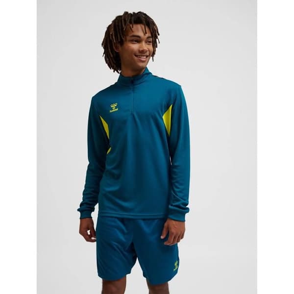 Hummel Authentic träningsjacka - blå korall/svavel vår