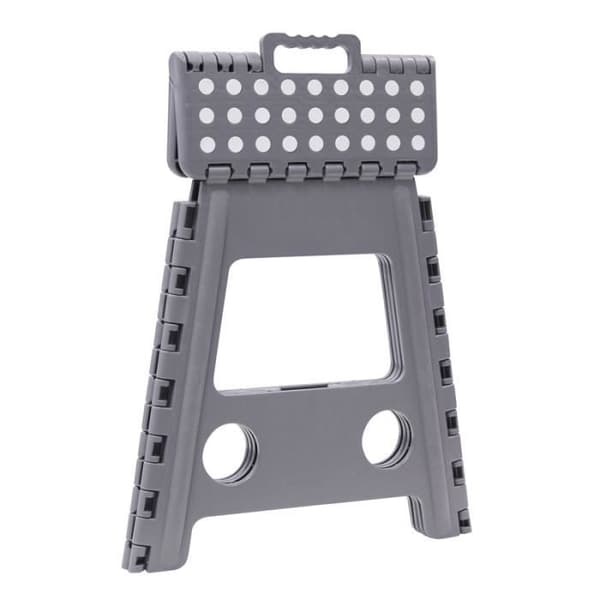 Arregui TB-039-G Multipurpose Folding Pall, Step Pall, 39 cm hög, grå