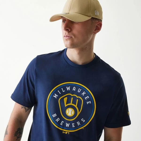 T-shirt Brewers Nos MLB Regular