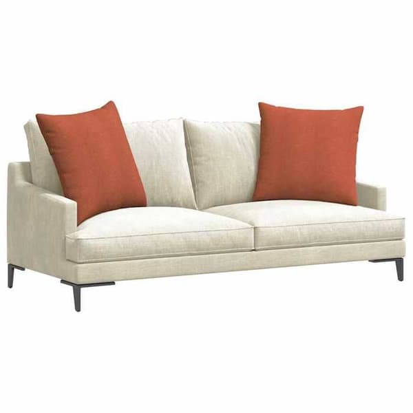 Coussin Vidaxl Soffkuddar 2 st Röd orange 80 x 80 cm