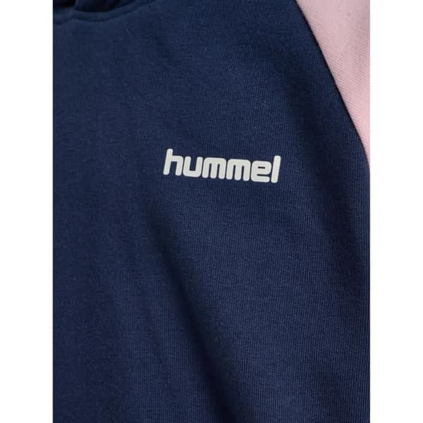 Huvtröja barn Hummel - klädd blå/rosafärgad sked