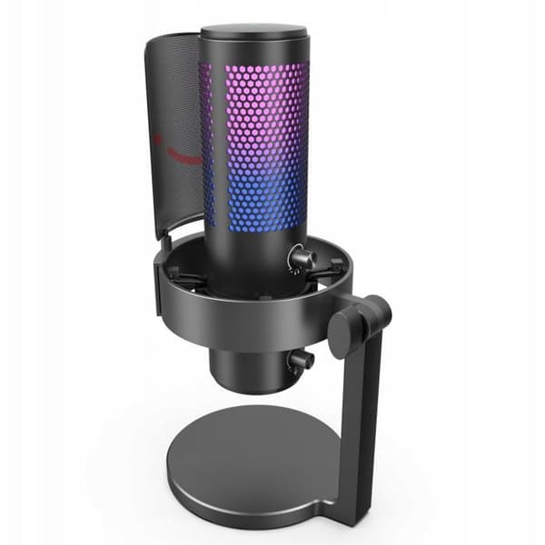 Mikrofon pc Fifine studio gaming kondensatormikrofon A9 USB RGB Plug-Play