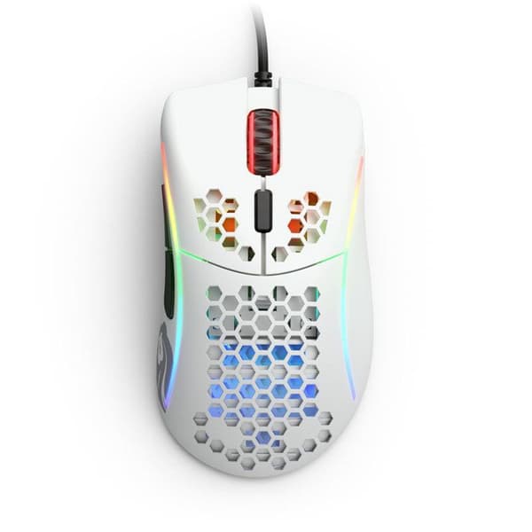 Souris Gaming - Glorious PC Gaming Race - Modell D - Vit - Trådad - Optisk
