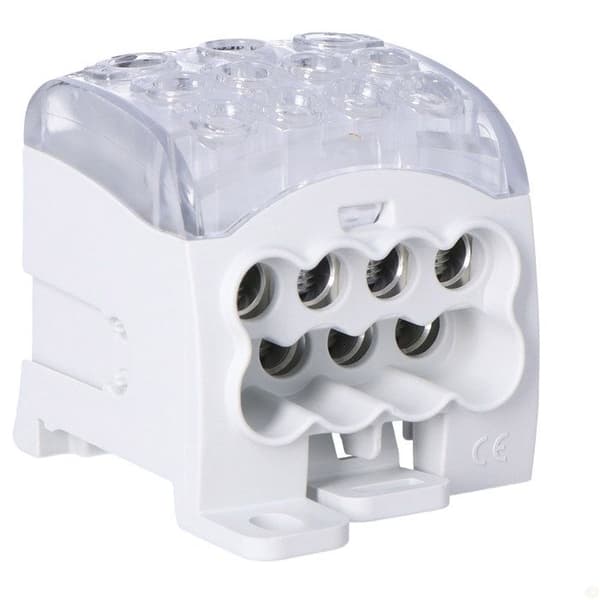 Universell distributionsblock SUB 270 Al/Cu 82070 SIMBLOCK, grå
