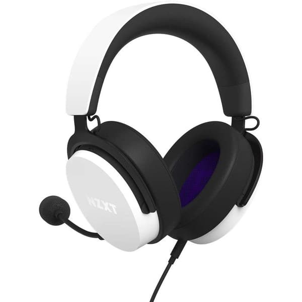 Hörlurar - NZXT - Relay - Vit - 3D-ljud - Långvarig komfort