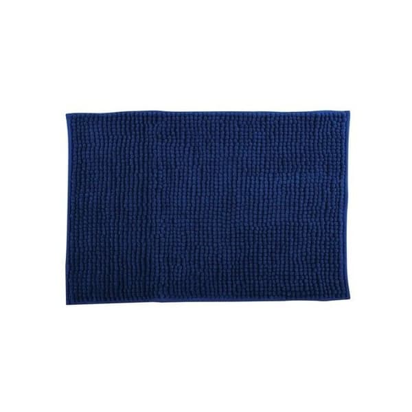 Mikrofiberbadmatta CHENILLE 40x60cm Mörkblå MSV