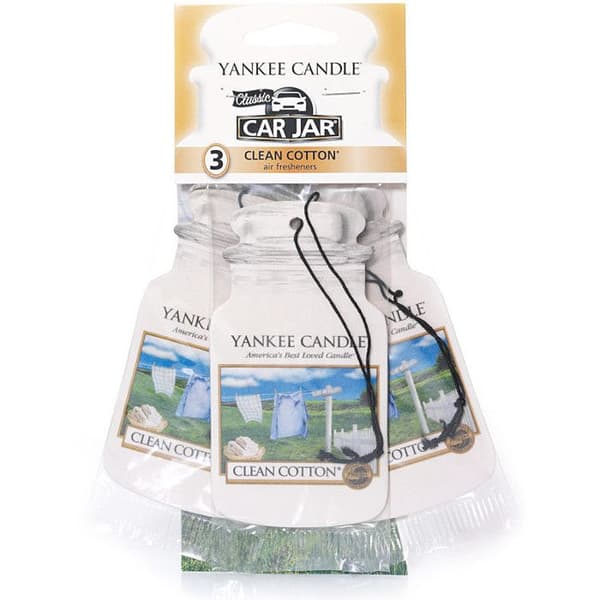 Doftljus - YANKEE CANDLE - 1114305E - Bomull - Bil - Förpackning om 3