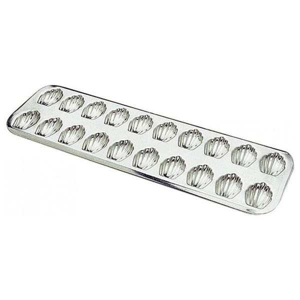 Form för 20 mini madeleines i tenn - Gobel - Bakplåt