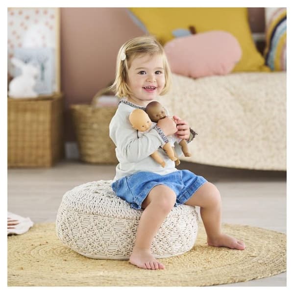 Mini Calin Baby Doll Blå ögon Kaniner