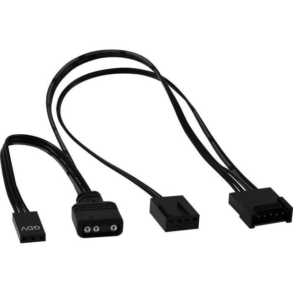 AEROCOOL Saturn 12F ARGB - 120mm ARGB fläkt för låda