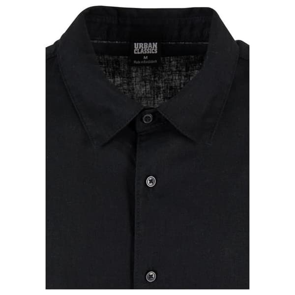 Urban Classics Boxy T-shirt i bomull och lin