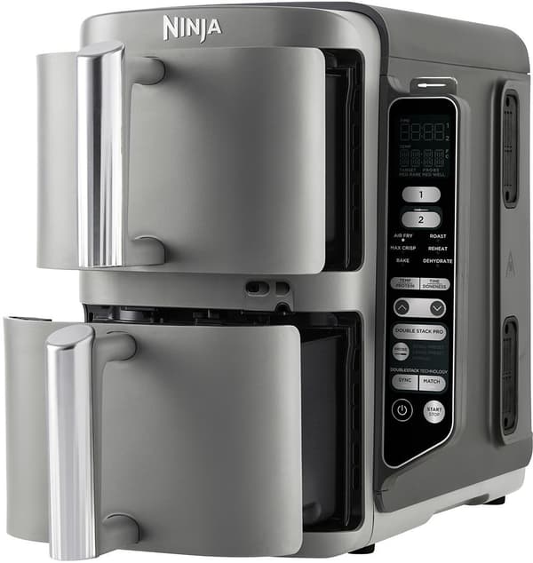Friteuse utan olja Ninja Double Stack XL med SmartCook-termometer SL451EU