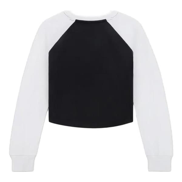 T-shirt Svart Dam Converse Cozy Raglan