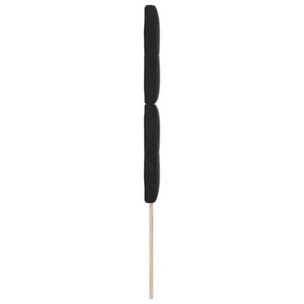 vidaXL Sänggavel Svart 100 cm Sammet 3337817