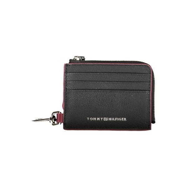 Chic läderkortfodral från Tommy Hilfiger med karbinhake