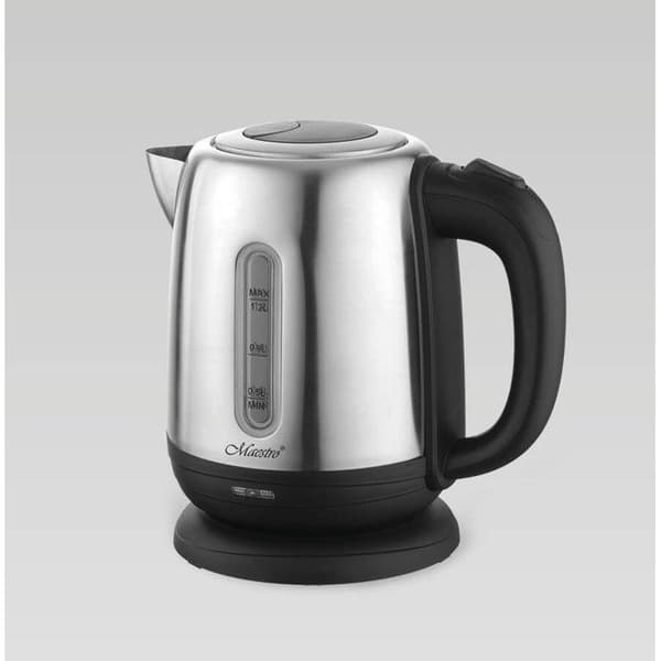 Elkettle - MAESTRO - MR-027 - 1,2 L - Rostfritt stål - 360° bas