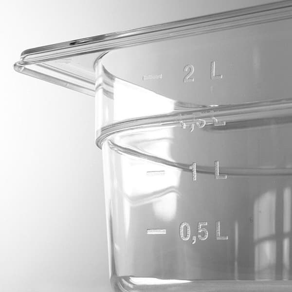 Bac GN 1/6 Profi Line 1L Polykarbonat Transparent - Hendi