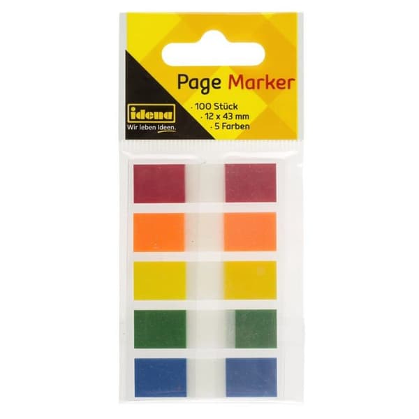 Marque-page Idena - 312732 - Sidmärken, multifärgad, 1 styck