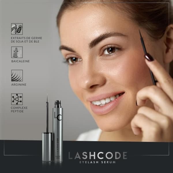 Lashcode Eyelash Serum 5ml - Tillväxtaccelerator ögonfransbalsam